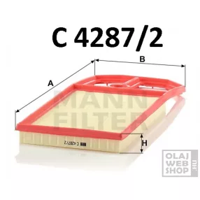 Mann-Filter levegőszűrő C4287/2