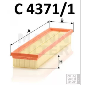 Mann-Filter levegőszűrő C4371/1