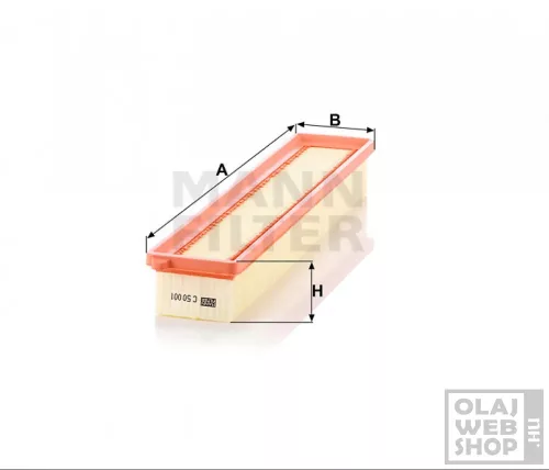 Mann-Filter levegőszűrő C50001