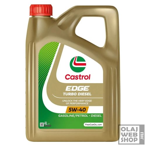 Castrol EDGE Turbo Diesel 5W-40 motorolaj 4L