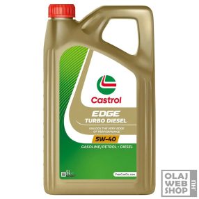 Castrol EDGE Turbo Diesel 5W-40 motorolaj 5L