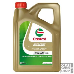 Castrol EDGE 0W-40 motorolaj 4L