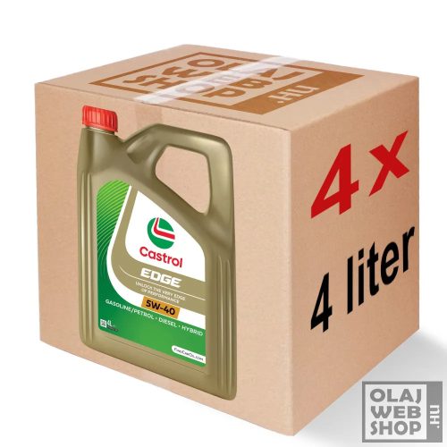 Castrol EDGE 5W-40 motorolaj 16L karton