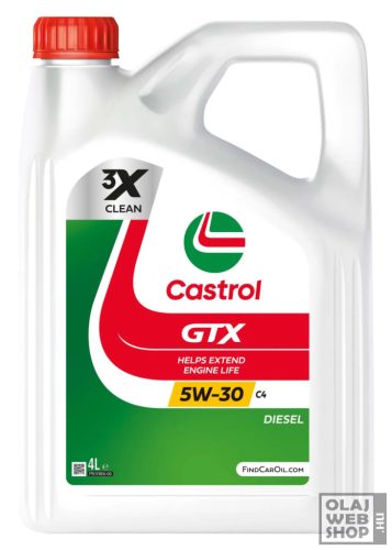 Castrol GTX C4 5W-30 motorolaj 4L