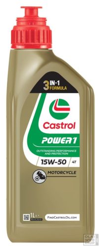 Castrol Power1 4T 15W-50 motorkerékpár olaj 1 L