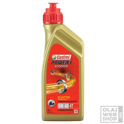 Castrol POWER1 Scooter 5W-40 4T robogó motorolaj 1L 
