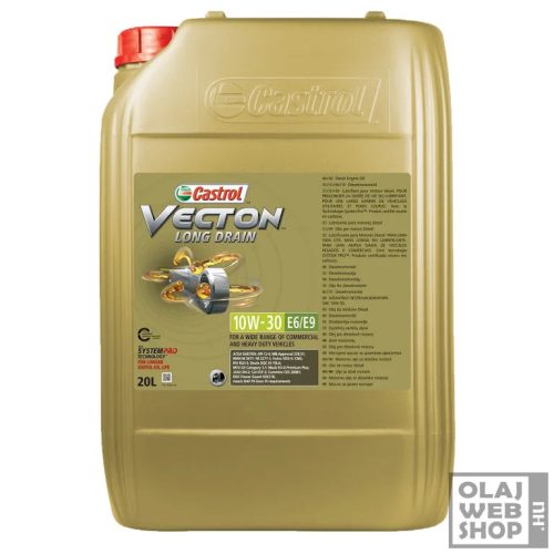 Castrol Vecton Long Drain E6/E9 10W-30 teherautó motorolaj 20L
