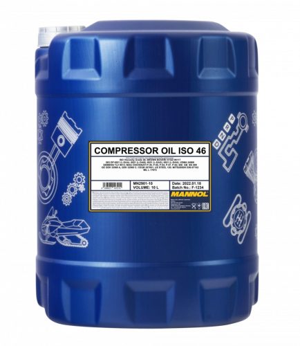 Mannol 2901 COMPRESSOR OIL ISO 46 kompresszorolaj 10L NR
