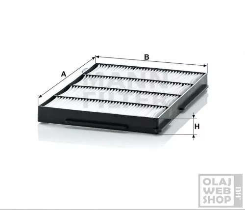 Mann-Filter pollenszűrő CU1526