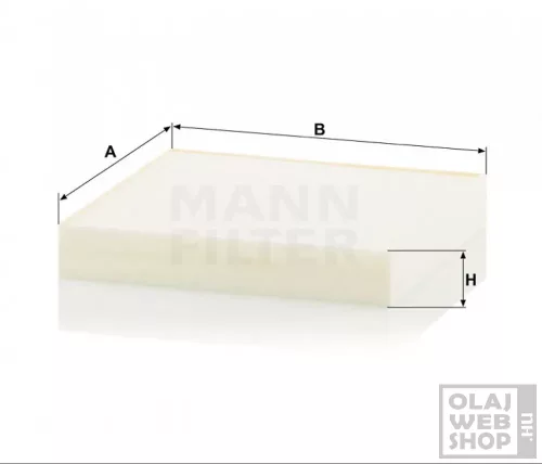 Mann-Filter pollenszűrő CU18009