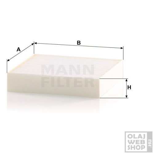 Mann-Filter pollenszűrő CU1830