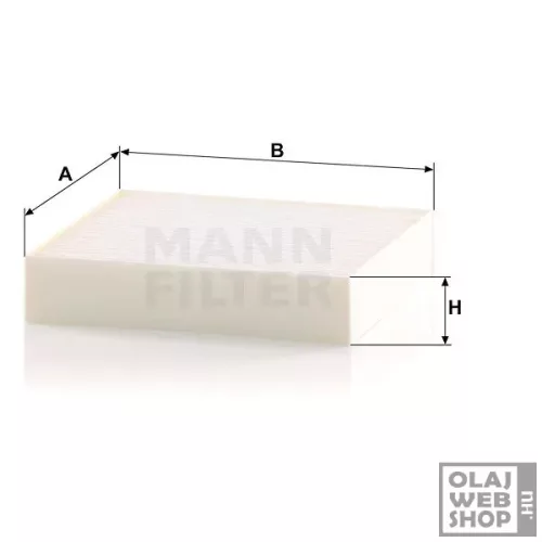 Mann-Filter pollenszűrő CU1830