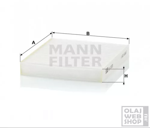 Mann-Filter pollenszűrő CU19001