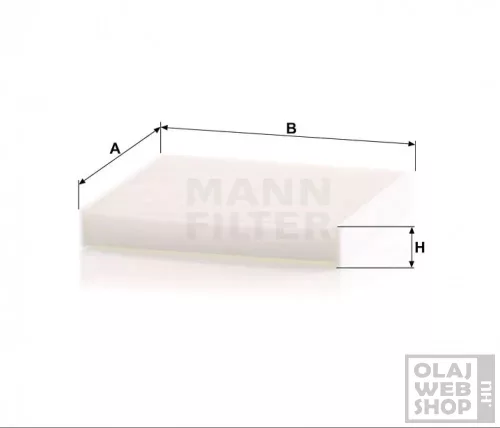 Mann-Filter pollenszűrő CU1919