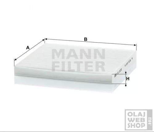 Mann-Filter pollenszűrő CU2035