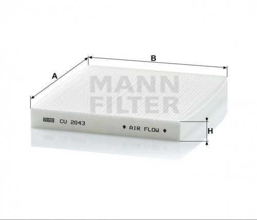 Mann-Filter pollenszűrő CU2043