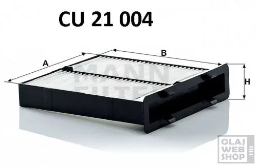 Mann-Filter pollenszűrő CU21004