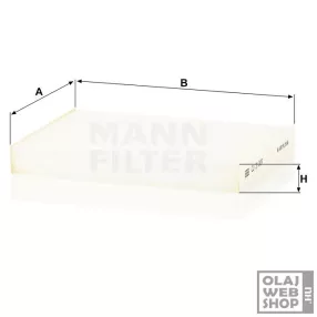 Mann-Filter pollenszűrő CU21009