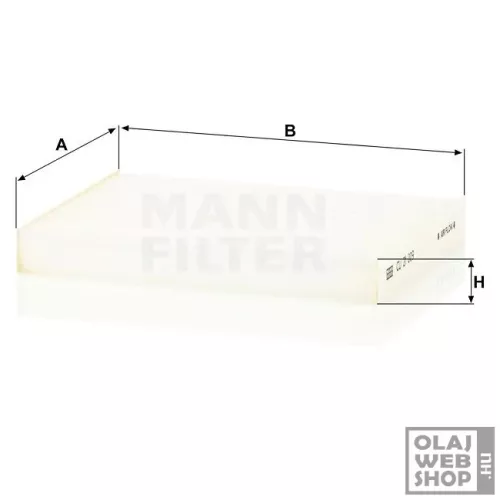 Mann-Filter pollenszűrő CU21009