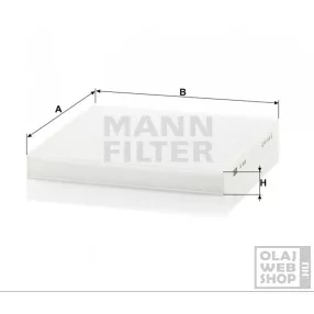 Mann-Filter pollenszűrő CU2132