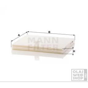 Mann-Filter pollenszűrő CU2137