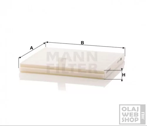 Mann-Filter pollenszűrő CU2137
