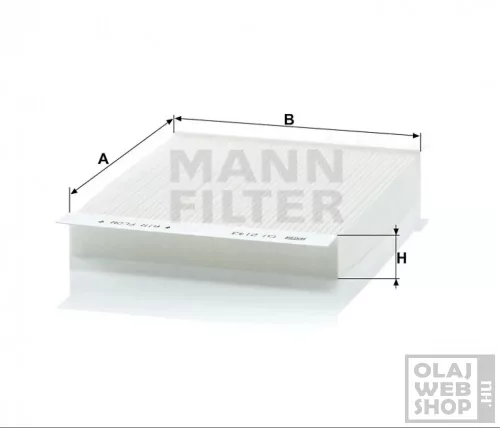 Mann-Filter pollenszűrő CU2143