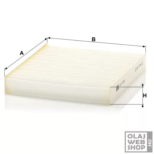 Mann-Filter pollenszűrő CU 2145