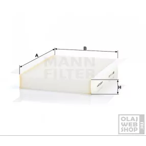 Mann-Filter pollenszűrő CU22022