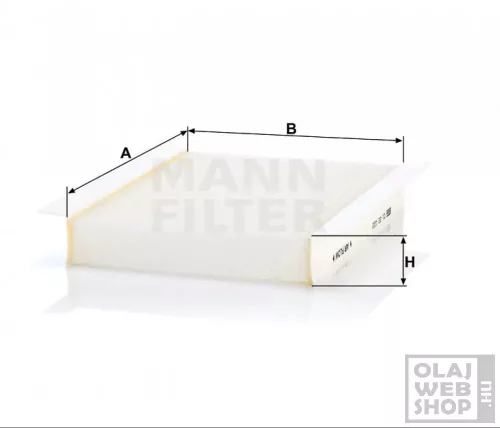 Mann-Filter pollenszűrő CU22022