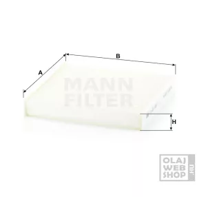 Mann-Filter pollenszűrő CU22029