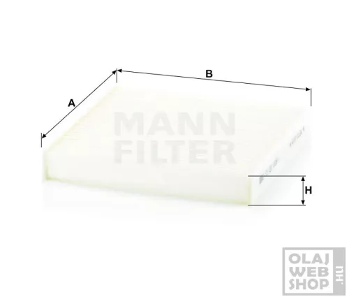 Mann-Filter pollenszűrő CU22029
