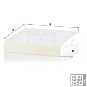 Mann-Filter pollenszűrő CU22034