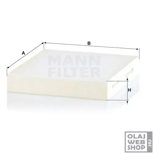 Mann-Filter pollenszűrő CU22034