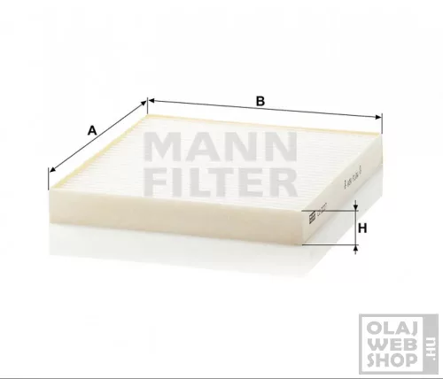 Mann-Filter pollenszűrő CU2227