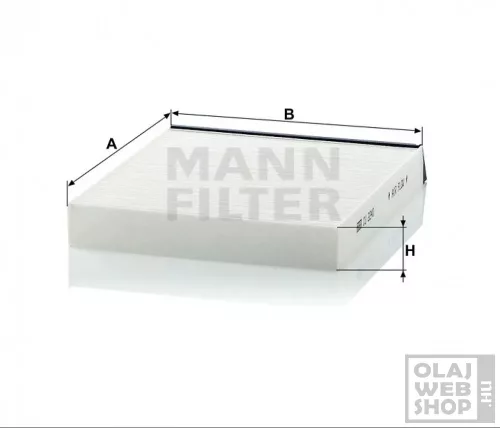 Mann-Filter pollenszűrő CU2240