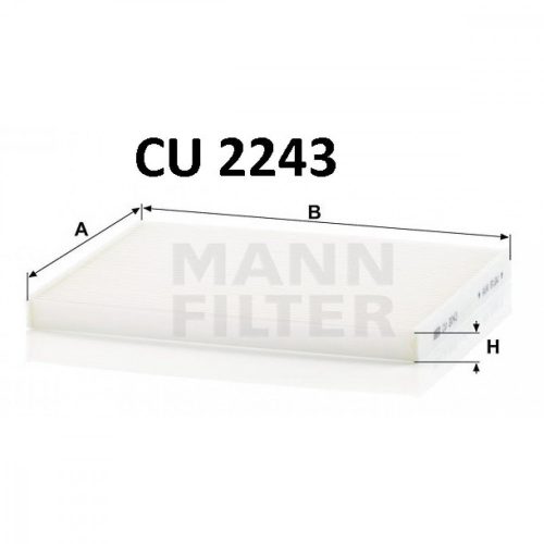 Mann-Filter pollenszűrő CU2243