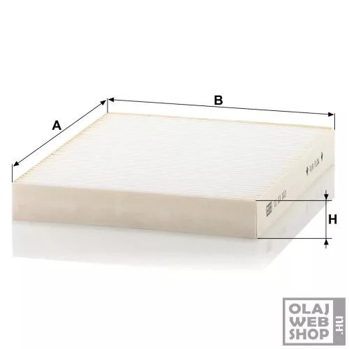 Mann-Filter pollenszűrő CU 23 003