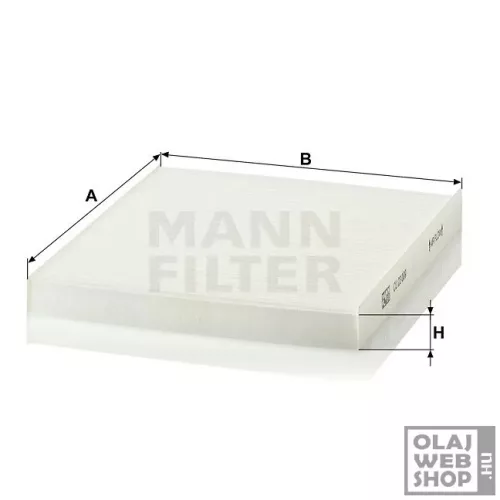 Mann-Filter pollenszűrő CU23009