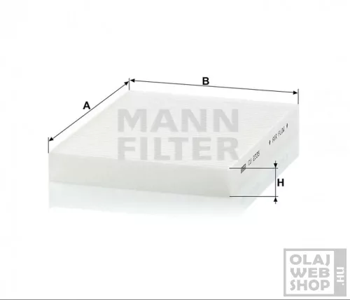 Mann-Filter pollenszűrő CU2335