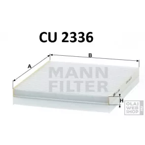 Mann-Filter pollenszűrő CU2336