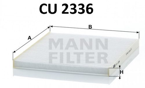 Mann-Filter pollenszűrő CU2336