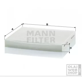 Mann-Filter pollenszűrő CU2362