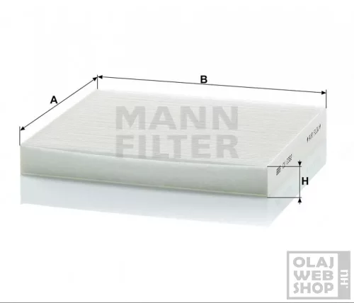 Mann-Filter pollenszűrő CU2362