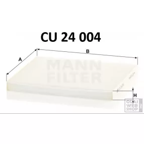 Mann-Filter pollenszűrő CU24004