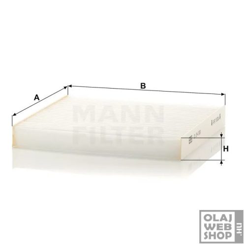 Mann-Filter pollenszűrő CU24006