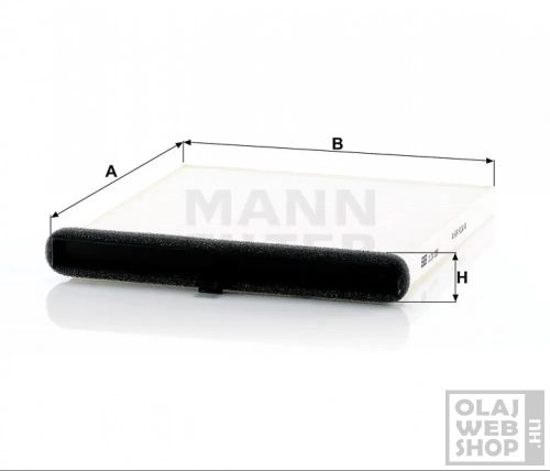 Mann-Filter pollenszűrő CU24009