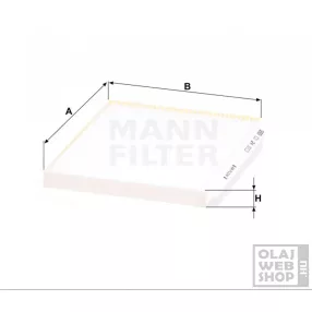 Mann-Filter pollenszűrő CU24013