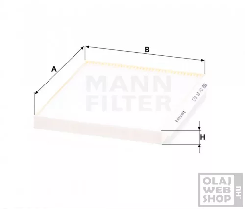 Mann-Filter pollenszűrő CU24013