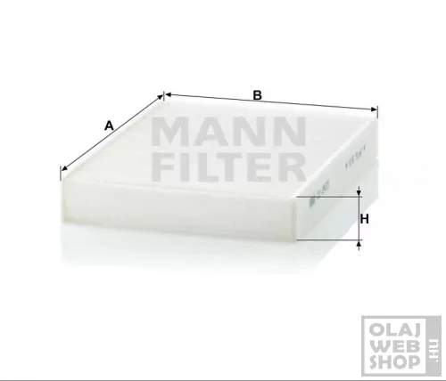 Mann-Filter pollenszűrő CU2433